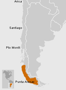 Ubicación de Kawésqar