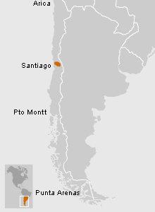 Ubicación de Alfareros Tempranos del Choapa