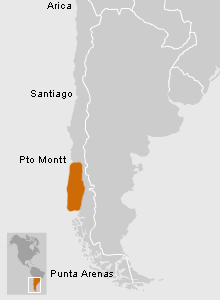 Ubicación de Chonos