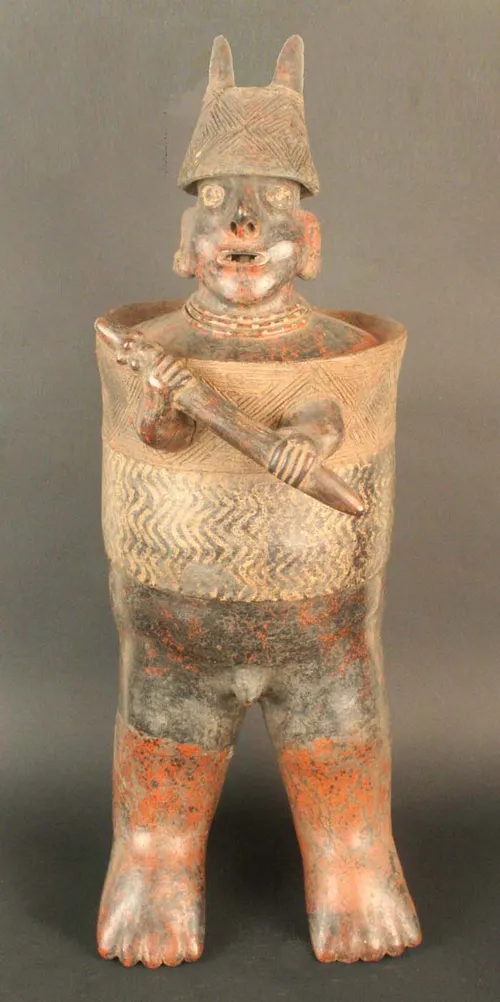 Figura antropomorfa masculina: guerrero