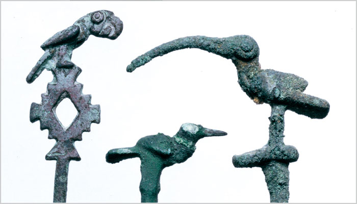 Cobre en la mesa del chamán