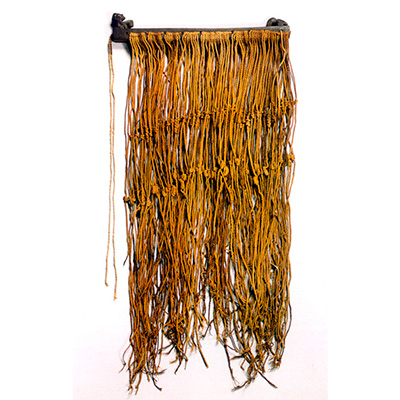 <em>Quipu</em> procedente del valle de Nazca, costa sur de Perú. Colección Staatliche Museen zu Berlin. Fotografía, tomada de C. Arellano, 1999.