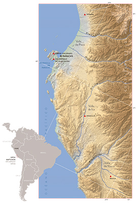 La cultura Paracas en el espacio.