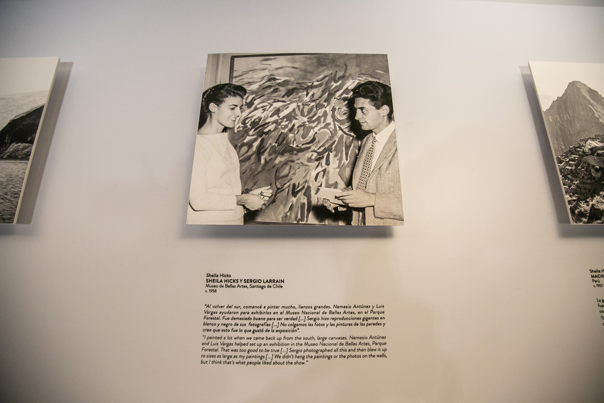 Sheila Hicks y Sergio Larraín. Ca. 1958