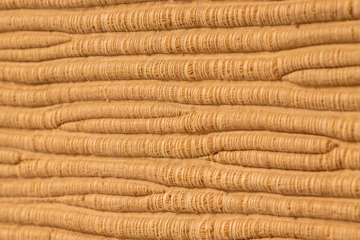 BADAGARA. (Detalle). ca. 1966. Algodón y lana. Cotton and wool. 116 x 120 cm.Colección de la artista.