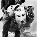 Máscaras usadas por distintos personajes durante la fiesta.