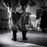 Con la llegada de los españoles se incorporaron muchos elementos a las tradiciones atacameñas. Un ejemplo son las espadas que usan los achaches en el Baile de San Pedro y San Pablo.