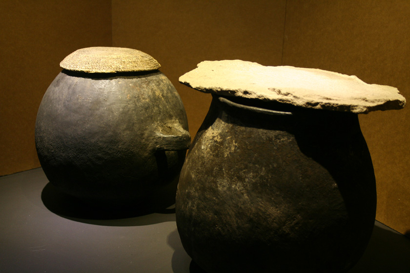 Cántaro de cerámica (detalle).