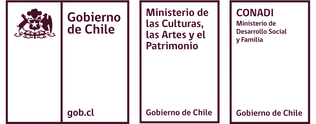 Gobierno de Chile; Ministerio de las Culturas, las Artes y el Patrimonio; CONADI — Ministerio de Desarrollo Social y Familia